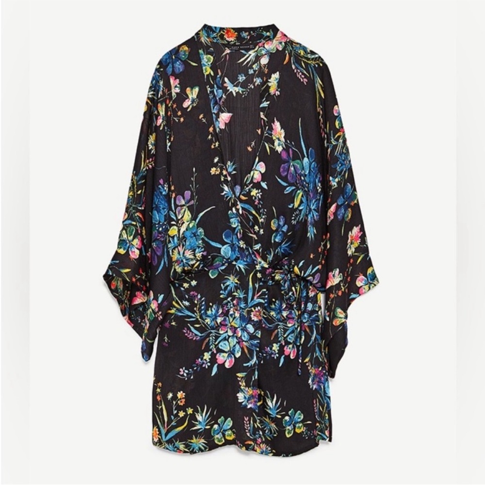 Zara kimono style dress